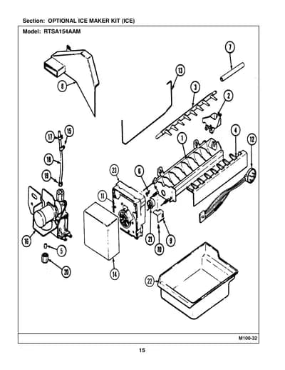 OPTIONAL ICE MAKER KIT (ICE)
