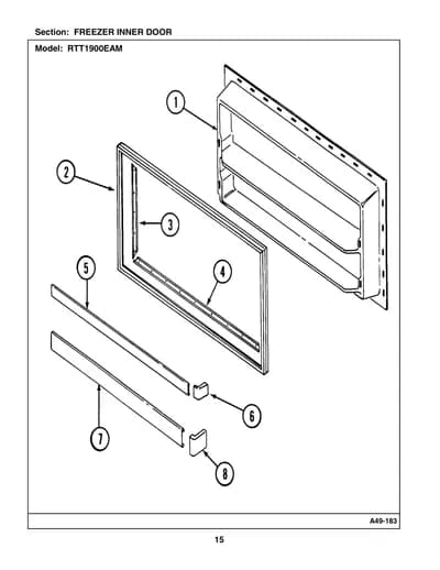 FREEZER INNER DOOR