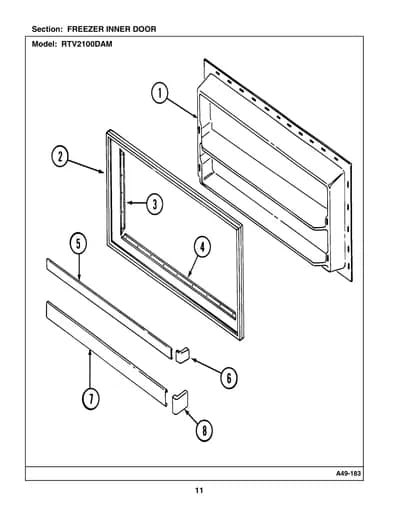 FREEZER INNER DOOR