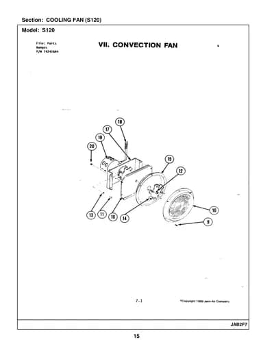 COOLING FAN (S120)