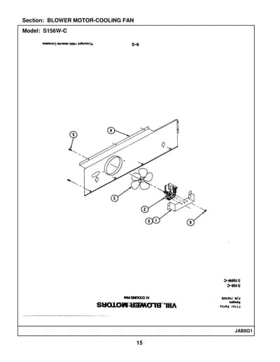 BLOWER MOTOR-COOLING FAN