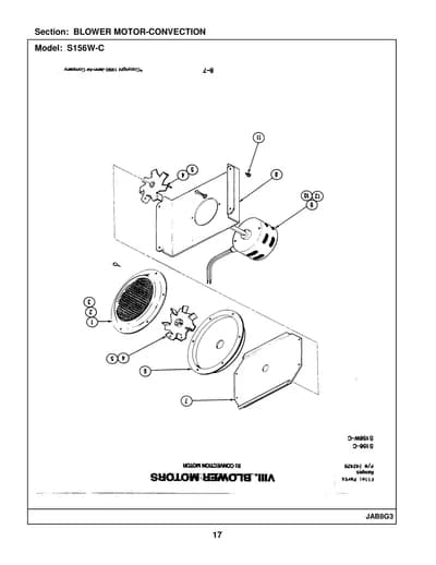 BLOWER MOTOR-CONVECTION