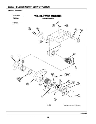 BLOWER MOTOR-BLOWER/PLENUM