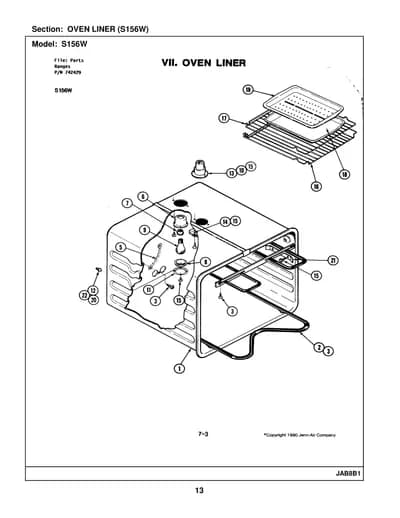OVEN LINER (S156W)