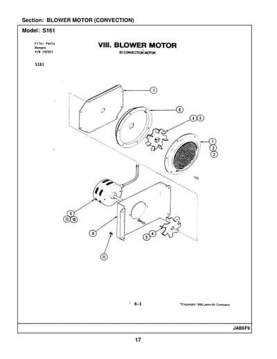 BLOWER MOTOR (CONVECTION)