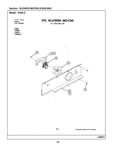 BLOWER MOTOR (COOLING)