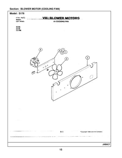 BLOWER MOTOR (COOLING FAN)