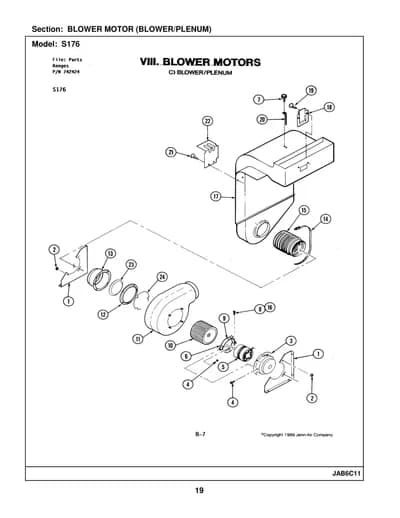 BLOWER MOTOR (BLOWER/PLENUM)