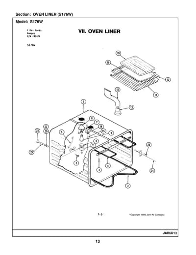 OVEN LINER (S176W)