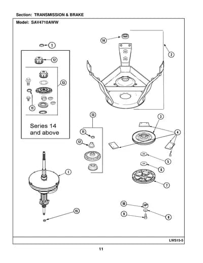 TRANSMISSION & BRAKE