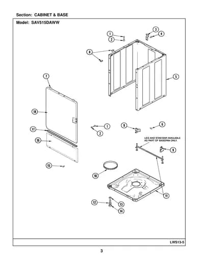 CABINET & BASE