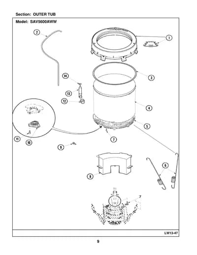 OUTER TUB