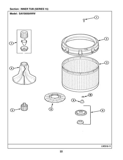 INNER TUB (SERIES 15)