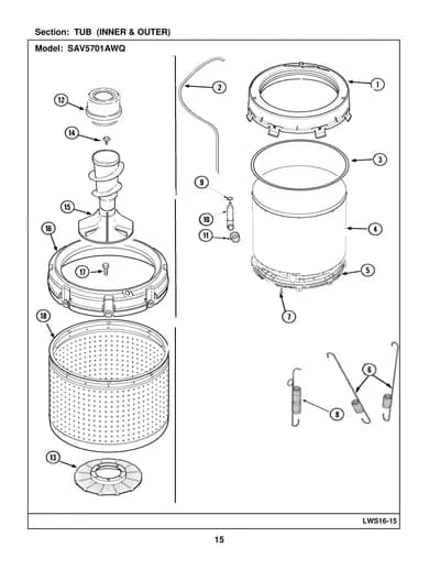 TUB  (INNER & OUTER)