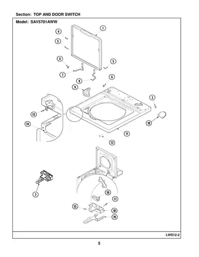 TOP AND DOOR SWITCH