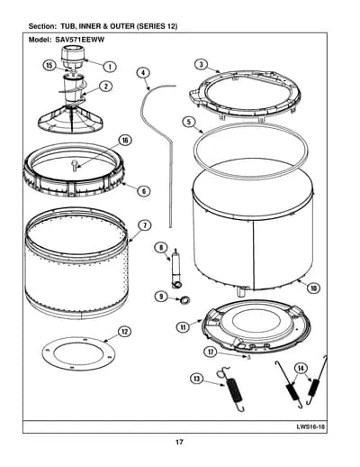 TUB, INNER & OUTER (SERIES 12)