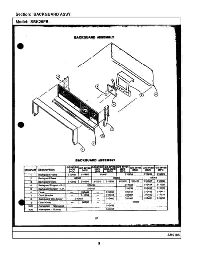 BACKGUARD ASSY