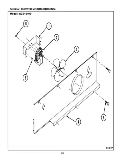 BLOWER MOTOR (COOLING)