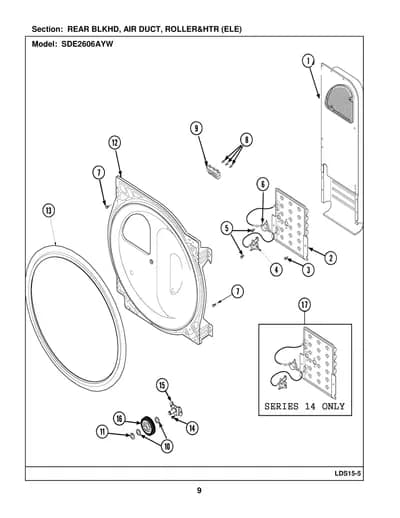 REAR BLKHD, AIR DUCT, ROLLER&HTR (ELE)