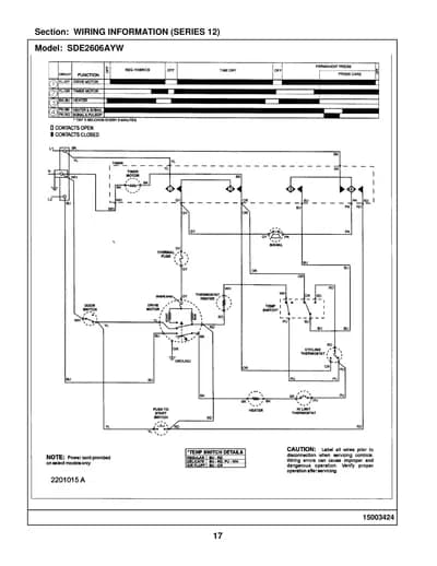 WIRING INFORMATION (SERIES 12)