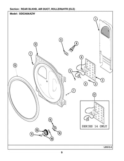 REAR BLKHD, AIR DUCT, ROLLER&HTR (ELE)
