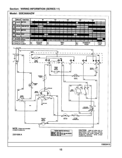 WIRING INFORMTION (SERIES 11)