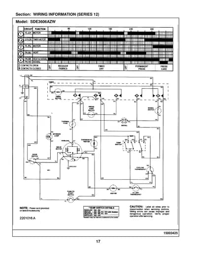 WIRING INFORMATION (SERIES 12)