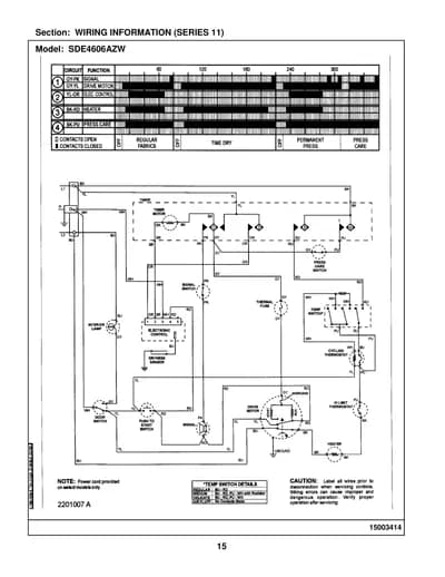WIRING INFORMATION (SERIES 11)
