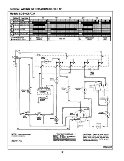 WIRING INFORMATION (SERIES 12)