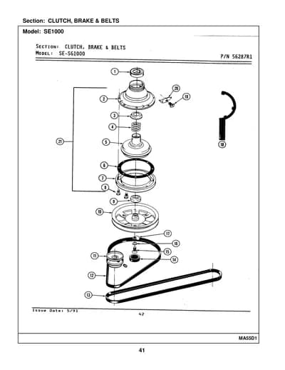 CLUTCH, BRAKE & BELTS