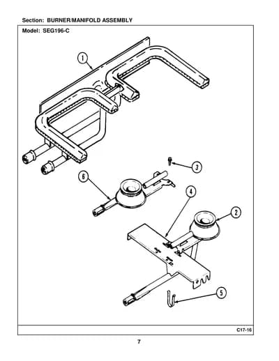 BURNER/MANIFOLD ASSEMBLY