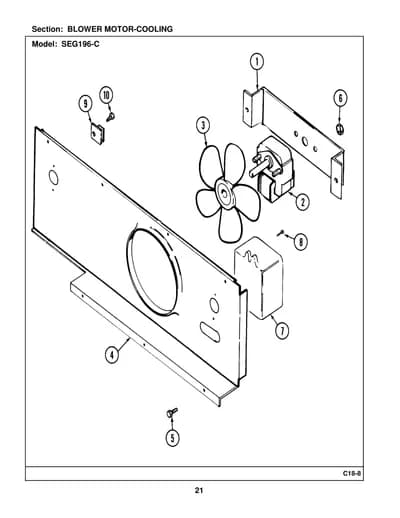 BLOWER MOTOR-COOLING