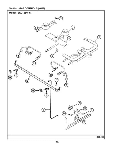 GAS CONTROLS (WHT)