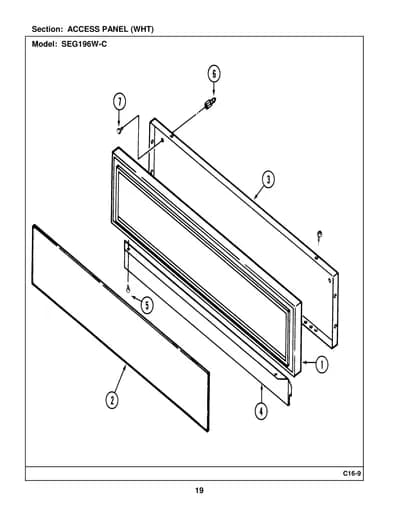 ACCESS PANEL (WHT)