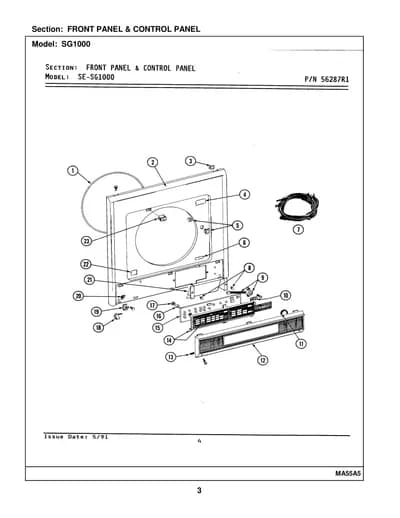 FRONT PANEL & CONTROL PANEL