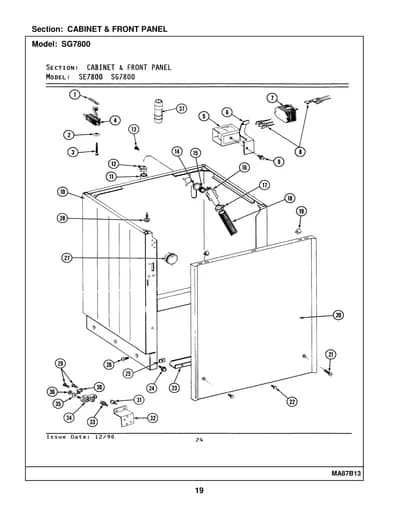 CABINET & FRONT PANEL