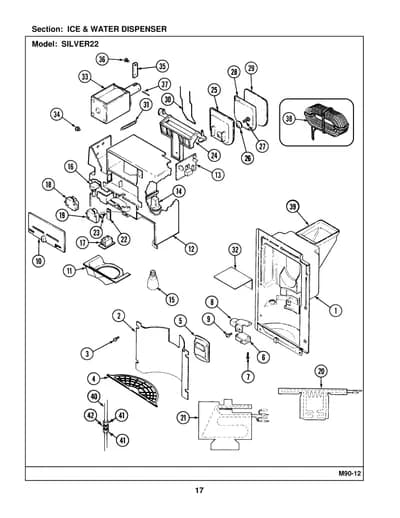 ICE & WATER DISPENSER