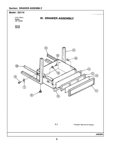 DRAWER ASSEMBLY
