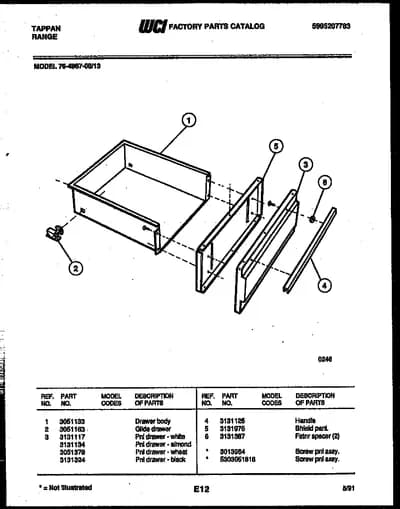 DRAWER PARTS