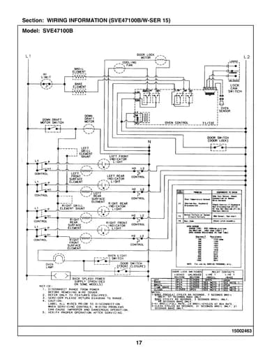 WIRING INFORMATION (SVE47100B/W-SER 15)
