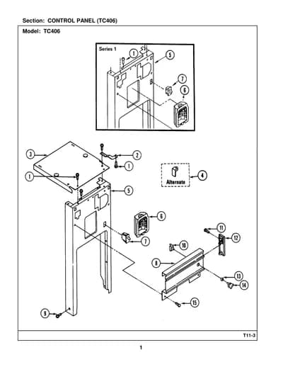 CONTROL PANEL (TC406)
