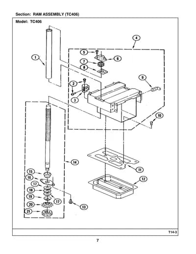 RAM ASSEMBLY (TC406)