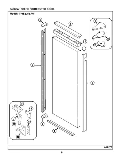 FRESH FOOD OUTER DOOR