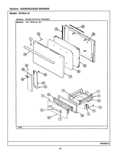 DOOR/ACCESS DRAWER