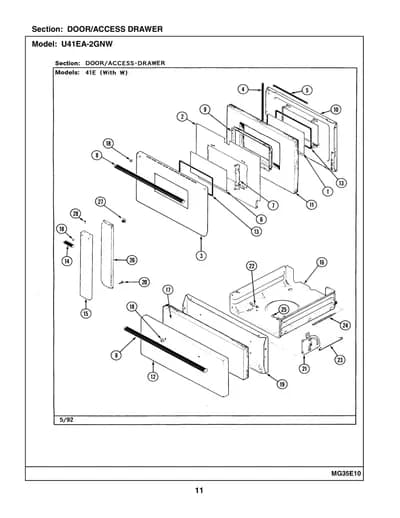 DOOR/ACCESS DRAWER