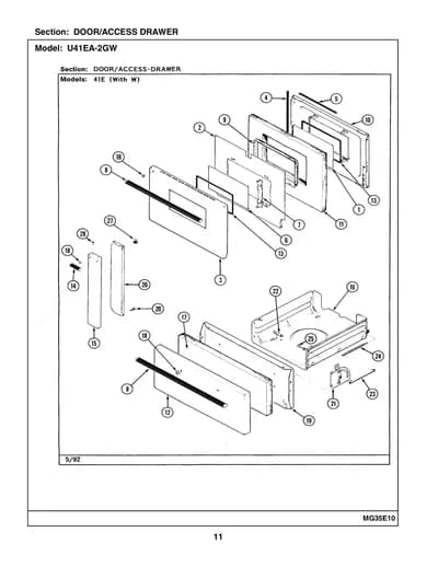 DOOR/ACCESS DRAWER
