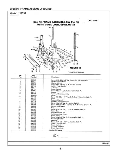 FRAME ASSEMBLY (UD358)
