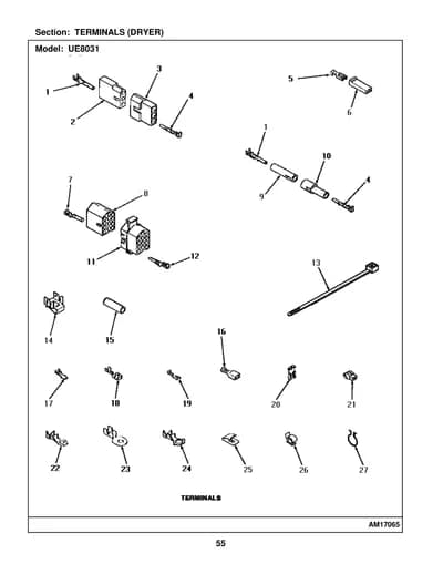TERMINALS (DRYER)