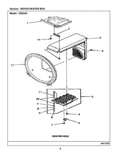 DRYER HEATER BOX