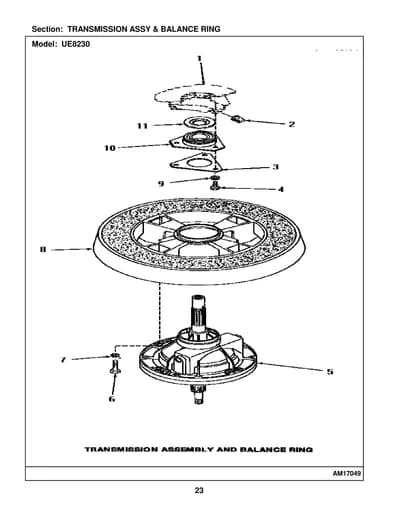 TRANSMISSION ASSY & BALANCE RING